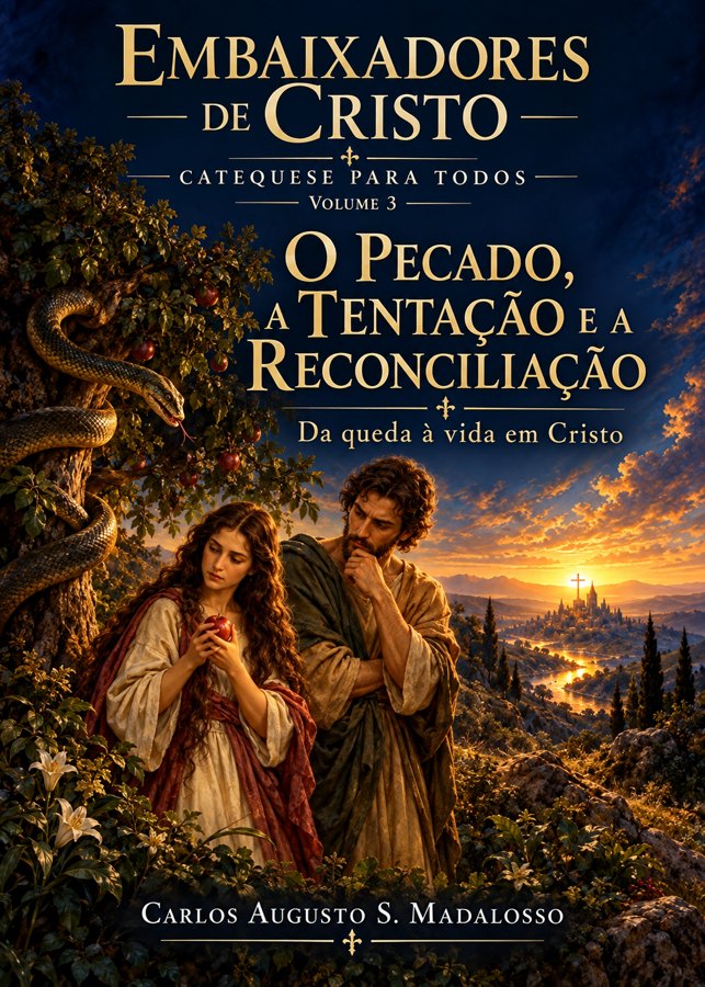 Capa de O pecado, a tentação e a reconciliação